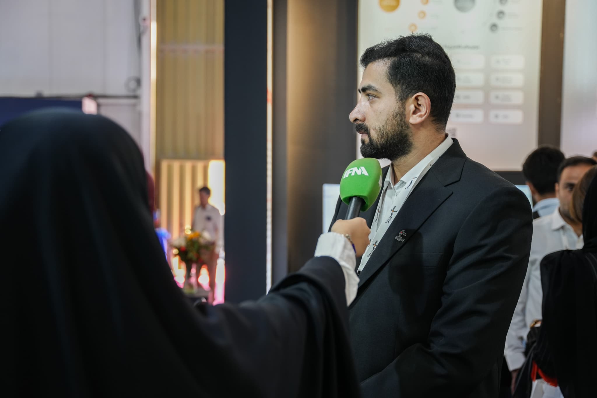 Exclusive IFNA News Agency interview with the Amnpardaz team on the sidelines of ELECOMP 29