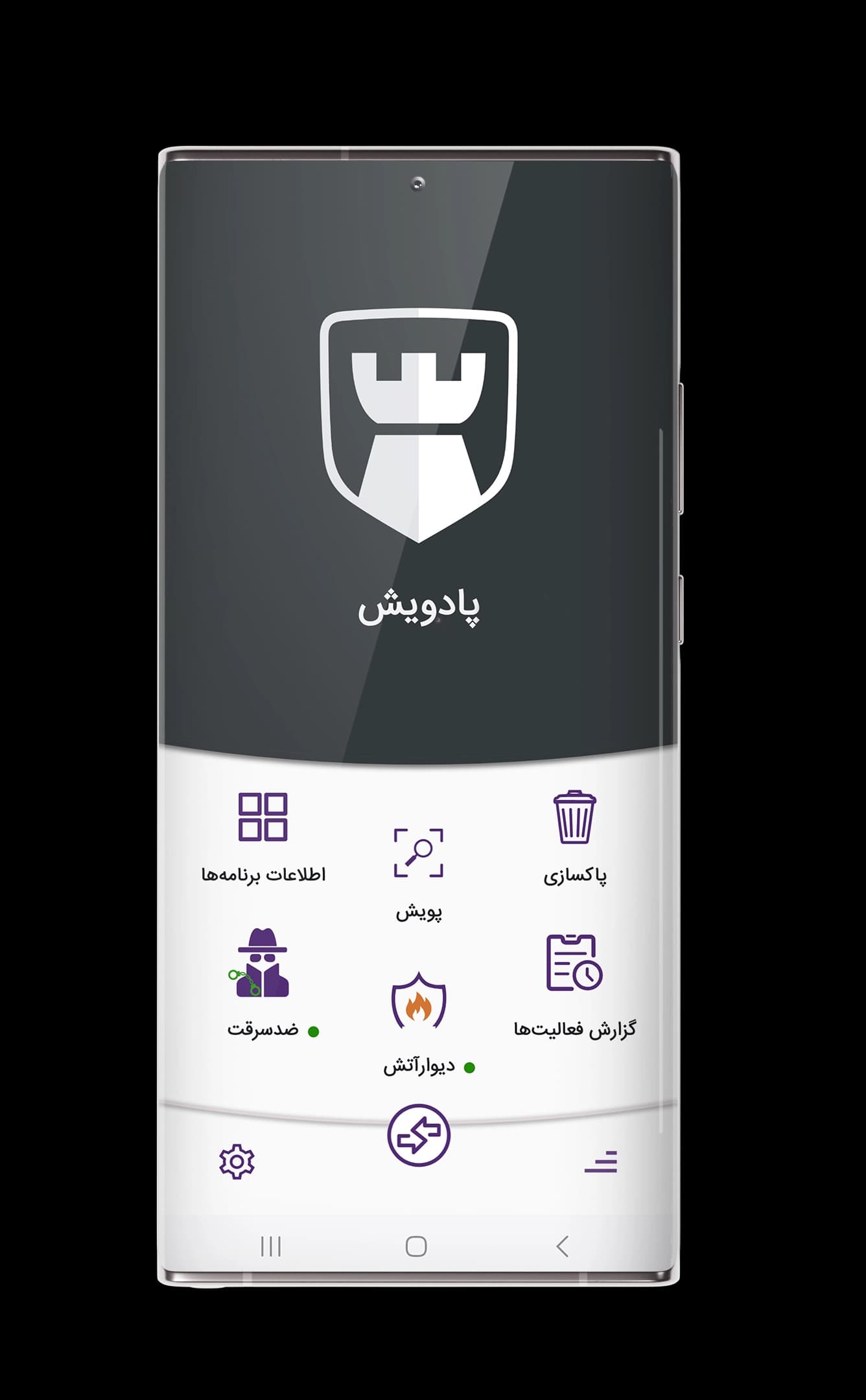 امنیت موبایل پادویش